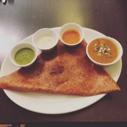 Mysore Masala Dosa. It's pretty close to what I get back home in India. Mysore Masala Dosa. It's pretty close to what I get back home in India.