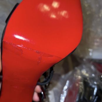 Austin Shoe Hospital - $2000 Louboutins DEMOLISHED ‍ Mind you, Louboutin themselves sent me the leather and materials for repairs. - Shoe Repair Near Me - Round Rock, Texas