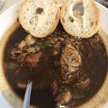 Stanley - Shrimp , Oyster , Andouille Sausage , and Chicken Gumbo (Deliciousness!!) - Breakfast & Brunch Near Me - New Orleans, Louisiana Stanley - Shrimp , Oyster , Andouille Sausage , and Chicken Gumbo (Deliciousness!!) - Breakfast & Brunch Near Me - New Orleans, Louisiana