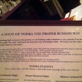 Russian Tea Time - This made me laugh. Of course, I had to order a flight of vodka. - Russian Near Me - Chicago, Illinois Russian Tea Time - This made me laugh. Of course, I had to order a flight of vodka. - Russian Near Me - Chicago, Illinois