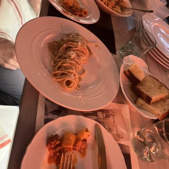 Fiorella - Cacio e Pepe and Sausage Rigatoni. Focaccia above - Pasta Shops Near Me - Philadelphia, Pennsylvania Fiorella - Cacio e Pepe and Sausage Rigatoni. Focaccia above - Pasta Shops Near Me - Philadelphia, Pennsylvania