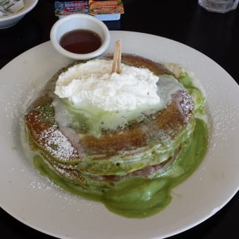Bea Bea's - Sweet baby Jesus. Get this. Green tea Pancakes. - Coffee & Tea Near Me - Burbank, California Bea Bea's - Sweet baby Jesus. Get this. Green tea Pancakes. - Coffee & Tea Near Me - Burbank, California