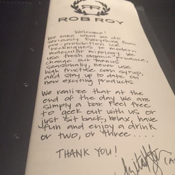 Rob Roy - Menu intro - Lounges Near Me - Seattle, Washington Rob Roy - Menu intro - Lounges Near Me - Seattle, Washington
