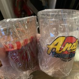 Our giant cups of ice cream that I paid WAY more than I wanted too! Our giant cups of ice cream that I paid WAY more than I wanted too!