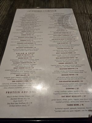 Menu photo 5 The 3rd Corner San Diego, CA