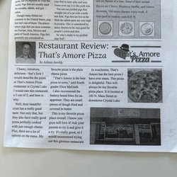 That's Amore Pizza - Cheese Pizza review by Ashton Stechly