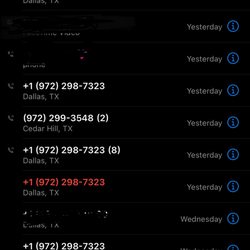Hickory Trail Hospital - Only a portion of my phone records to show how absolutely ridiculous it is to get ahold of someone.
