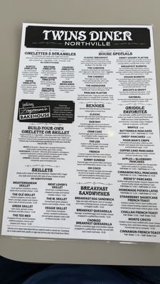 Menu photo 3 Twins Diner Northville, MI Menu photo 3 Twins Diner Northville, MI