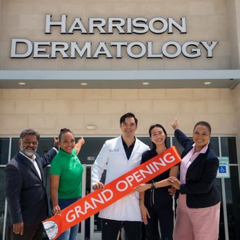 Harrison Dermatology - Ribbon Cutting Ceremony with the Missouri City Mayor Robin Elackatt, Mayor Pro Tem Sonya Borwn-Marshall, Councilmember llynn Clouser - Dermatologists Near Me - Missouri City, Texas Harrison Dermatology - Ribbon Cutting Ceremony with the Missouri City Mayor Robin Elackatt, Mayor Pro Tem Sonya Borwn-Marshall, Councilmember llynn Clouser - Dermatologists Near Me - Missouri City, Texas