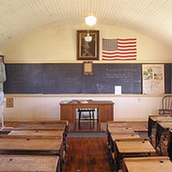 Mennonite Heritage and Agricultural Museum - Interior of the South Bloomfield One-Room Schoolhouse