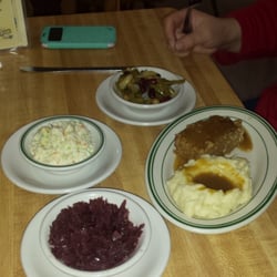 19 Main St Luncheonette - Small meatloaf with mashed potatoes and gravy. Only on Thursday.