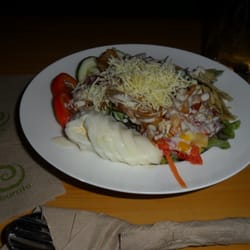 Faburrito - Fajita Mushroom Salad. Yummy! Healthy!