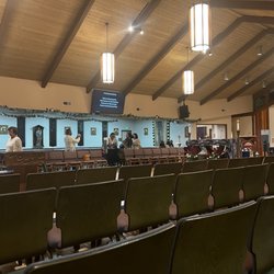 St. Julie's Church - Simbang Gabi (Midnight Mass) - lots of space and empty seats