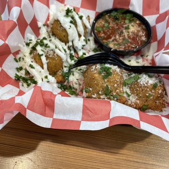 STL Toasted - Loaded potato & beef - American Near Me - St. Louis, Missouri STL Toasted - Loaded potato & beef - American Near Me - St. Louis, Missouri