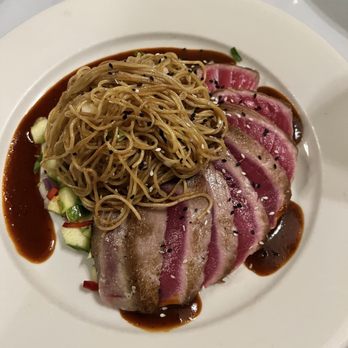 Theresa's South - Pan - Seared Yellow Fin Tuna - Italian Near Me - Bay Head, New Jersey Theresa's South - Pan - Seared Yellow Fin Tuna - Italian Near Me - Bay Head, New Jersey