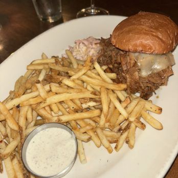 The Block - Pulled Pork Sandwich - New American Near Me - Webster Groves, Missouri