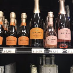 The Liquor Factory - $17 for a bottle of Ruffino. It's $15 everywhere else.