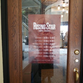Rising Star - Hours as of July 2017. - Coffee Roasteries Near Me - Cleveland, Ohio Rising Star - Hours as of July 2017. - Coffee Roasteries Near Me - Cleveland, Ohio