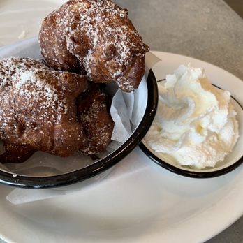 Side Street Kitchen - Apple fritters and fresh whipped cream!!!! - Sandwiches Near Me - Point Reyes Station, California Side Street Kitchen - Apple fritters and fresh whipped cream!!!! - Sandwiches Near Me - Point Reyes Station, California