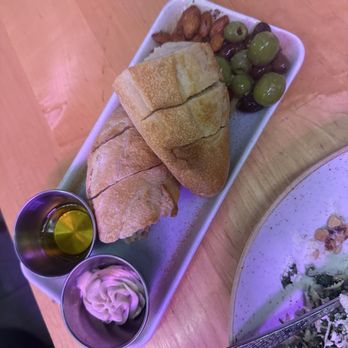 Jame Enoteca - Warm Ciabatta olives and almonds - Italian Near Me - El Segundo, California