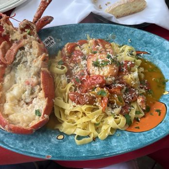 Sicilia In Bocca - Lobster fettuccine with white wine sauce - Italian Near Me - Morgan Hill, California Sicilia In Bocca - Lobster fettuccine with white wine sauce - Italian Near Me - Morgan Hill, California