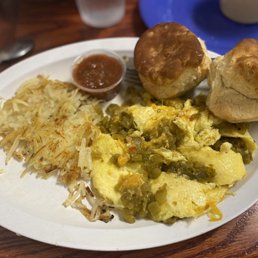 Green Chili Omelette