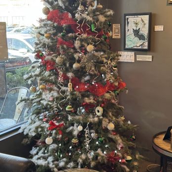 Barclays Coffee and Tea - Christmas tree by the front window - Coffee & Tea Near Me - Northridge, California Barclays Coffee and Tea - Christmas tree by the front window - Coffee & Tea Near Me - Northridge, California