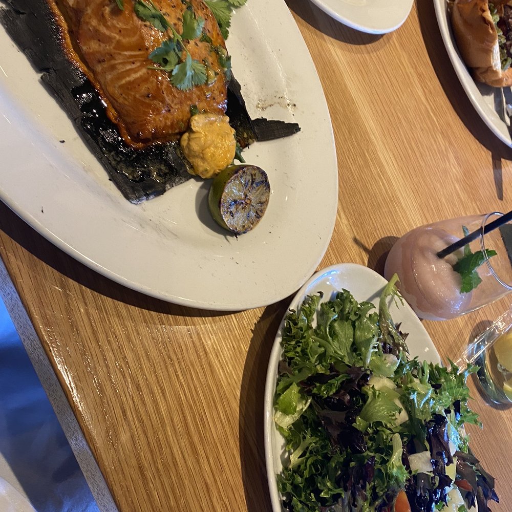 The Rustic - Planked salmon & house salad - Venues & Event Spaces Near Me - Houston, Texas