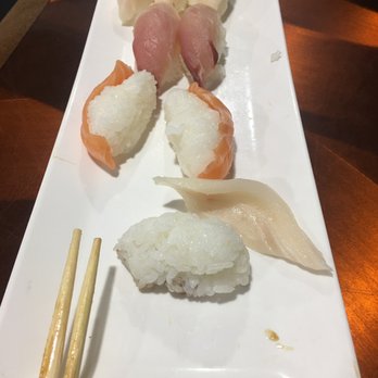 Sushi 805 - Look at how thin the salmon is! - Japanese Near Me - Grover Beach, California