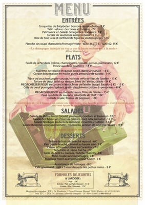 Menu photo 2 La Penderie Paris, 75