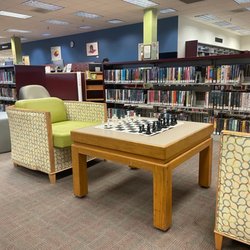 West Kendall Regional Library - Upstairs. Chess and other games