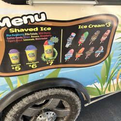 Tikiz Shaved Ice & Ice Cream - Menu