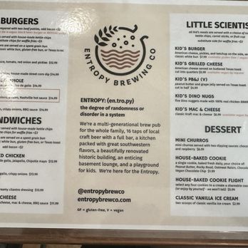 Entropy Brewing - August 2024 food menu - Breweries Near Me - Miamisburg, Ohio Entropy Brewing - August 2024 food menu - Breweries Near Me - Miamisburg, Ohio