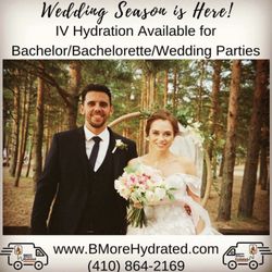 BMore Hydrated - Book us for your bachelorette/bachelor party or for your bridal party. We will have you looking and feeling your best on your big day!