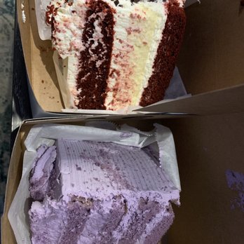 Jennivee’s Bakery - Strawberry Cheesecake & Purple Ube Slices - Desserts Near Me - Chicago, Illinois