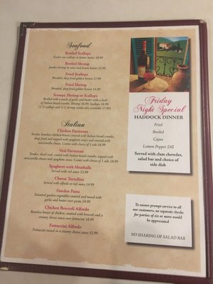 Menu photo 4 The Cottage Inn Red Creek, NY
