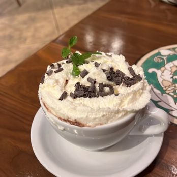 Urth Caffé - Orange - Mint Mocha - Coffee & Tea Near Me - Orange, California