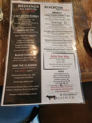 Menu photo 1 Blvck Cow Bowie, MD