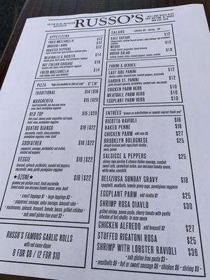 Menu photo 6 Russo's Italian Restaurant Ship Bottom, NJ Menu photo 6 Russo's Italian Restaurant Ship Bottom, NJ