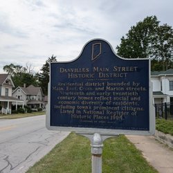 Danville's Main Street Historic District Marker - Danville's Main Street Historic District Marker