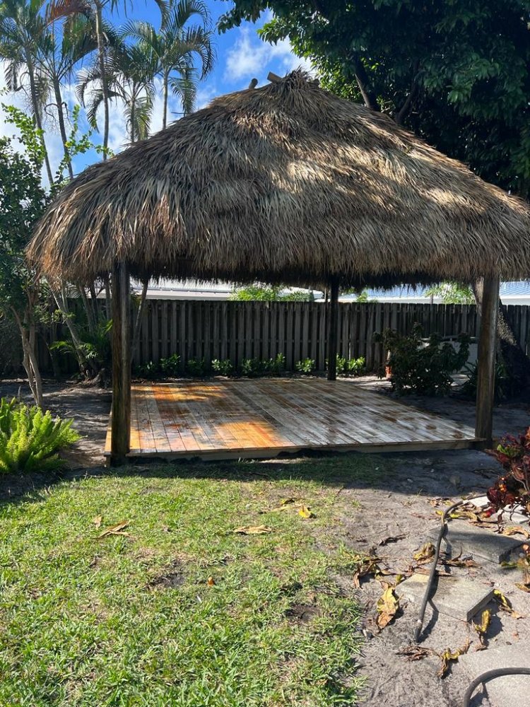 Slide of Luau Chikee Hut