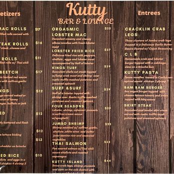 The Kutty - the menu of the restaurant - Pubs Near Me - Bronx, New York The Kutty - the menu of the restaurant - Pubs Near Me - Bronx, New York