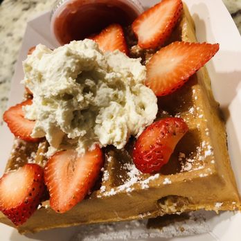 Waffle O'licious - Strawberry Waffle - Food Trucks Near Me