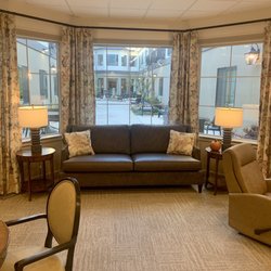 Weatherly Inn - Another gathering area. Outside the window is a large courtyard for guests to use.