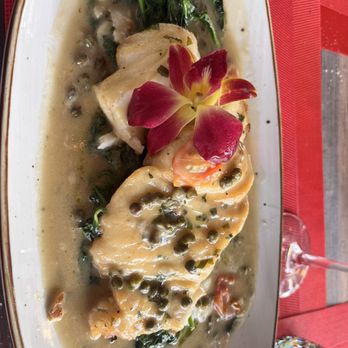 Le Sorelle Downtown Restaurant - Sea bass and spinach - delish ! - Italian Near Me - Boca Raton, Florida Le Sorelle Downtown Restaurant - Sea bass and spinach - delish ! - Italian Near Me - Boca Raton, Florida