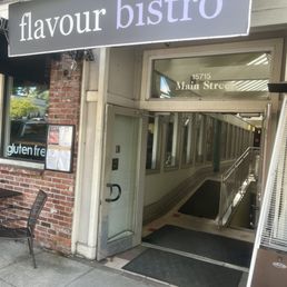 Entrance to restaurant right off Main Street Entrance to restaurant right off Main Street
