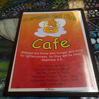 Scrambled Egg Cafe - Breakfast & Brunch Near Me - Indian Harbour Beach, Florida