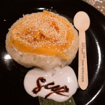Sup Thai Kitchen - mango sticky rice - Thai Near Me - Fresh Meadows, New York Sup Thai Kitchen - mango sticky rice - Thai Near Me - Fresh Meadows, New York