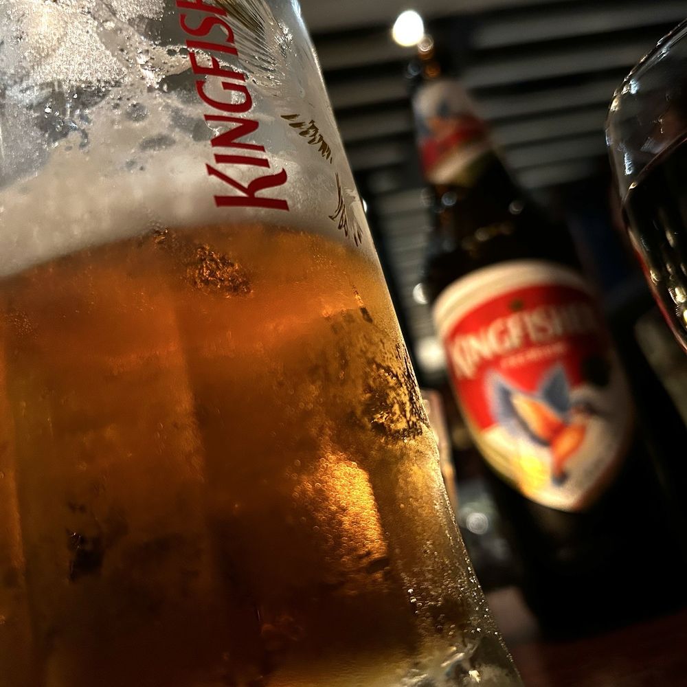 Dishoom - Kingfisher beer - Indian Near Me - Edinburgh, EDH Dishoom - Kingfisher beer - Indian Near Me - Edinburgh, EDH
