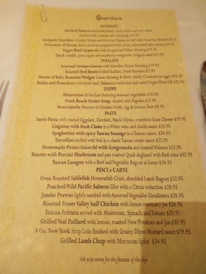Menu photo 7 Giardino Vancouver, BC